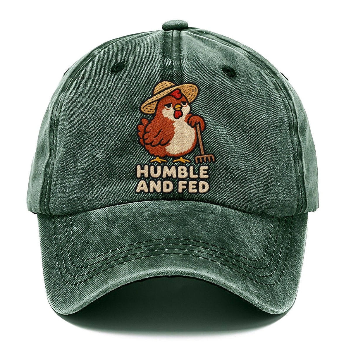 Hen Farmer Weary Court Classic Cap – Forest Mist