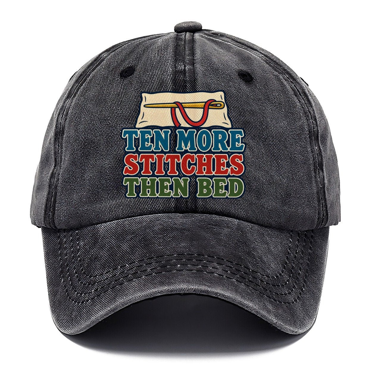 Ten More Stitches And Needlework Classic Cap – Graphite