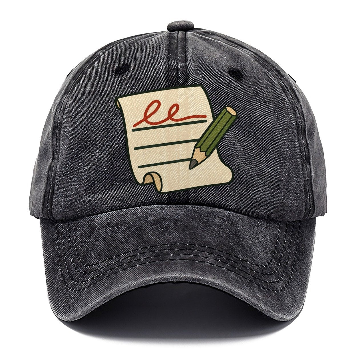 Signature Line And Pencil Geocaching Classic Cap – Graphite