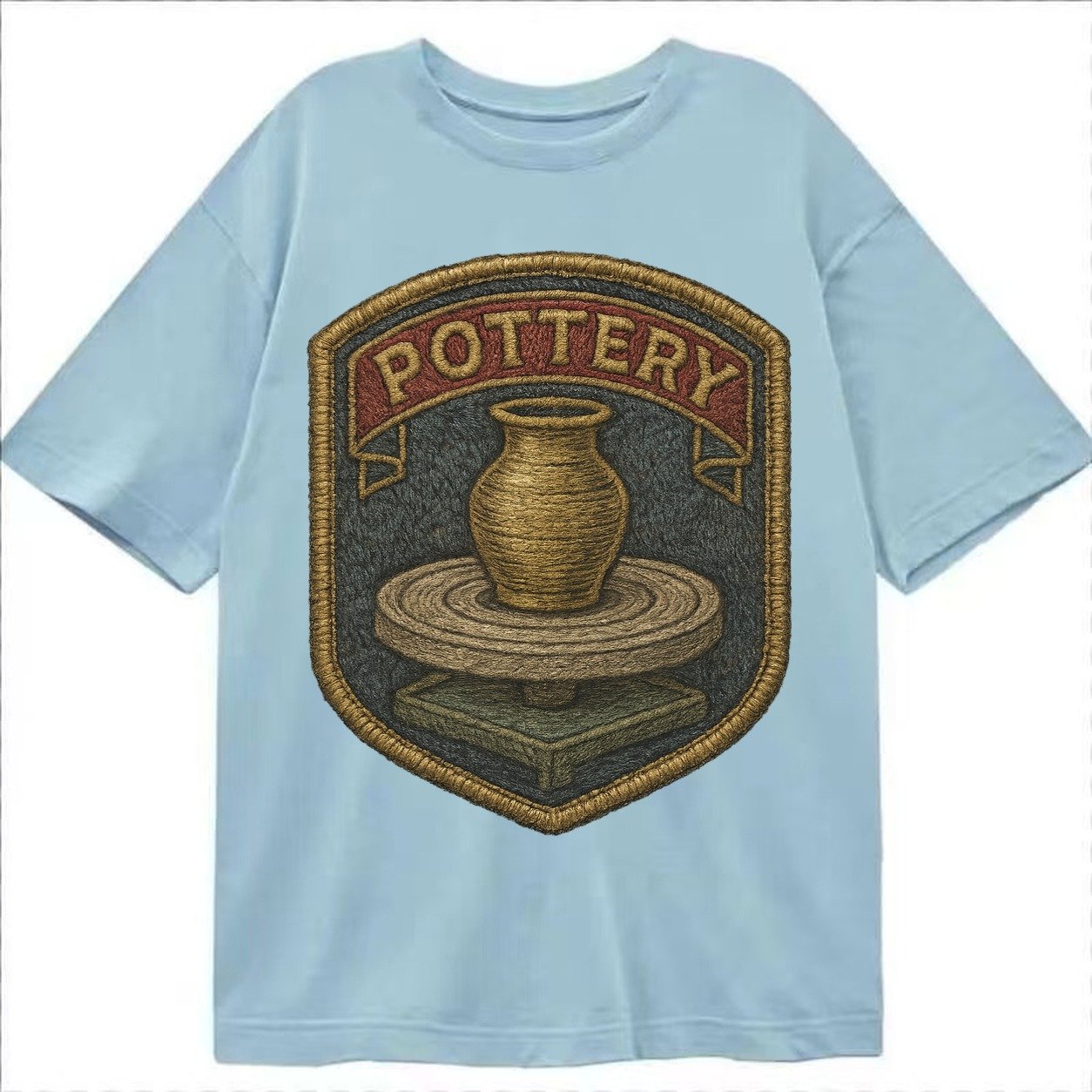 Pottery Wheel Classic T-shirt – Light Blue