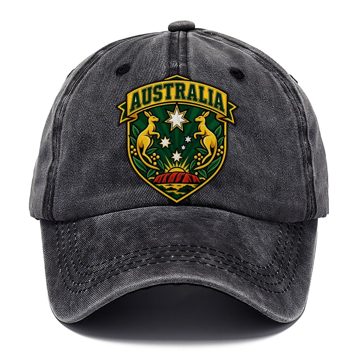 Australia Retro Badge Country Logos Classic Cap – Graphite