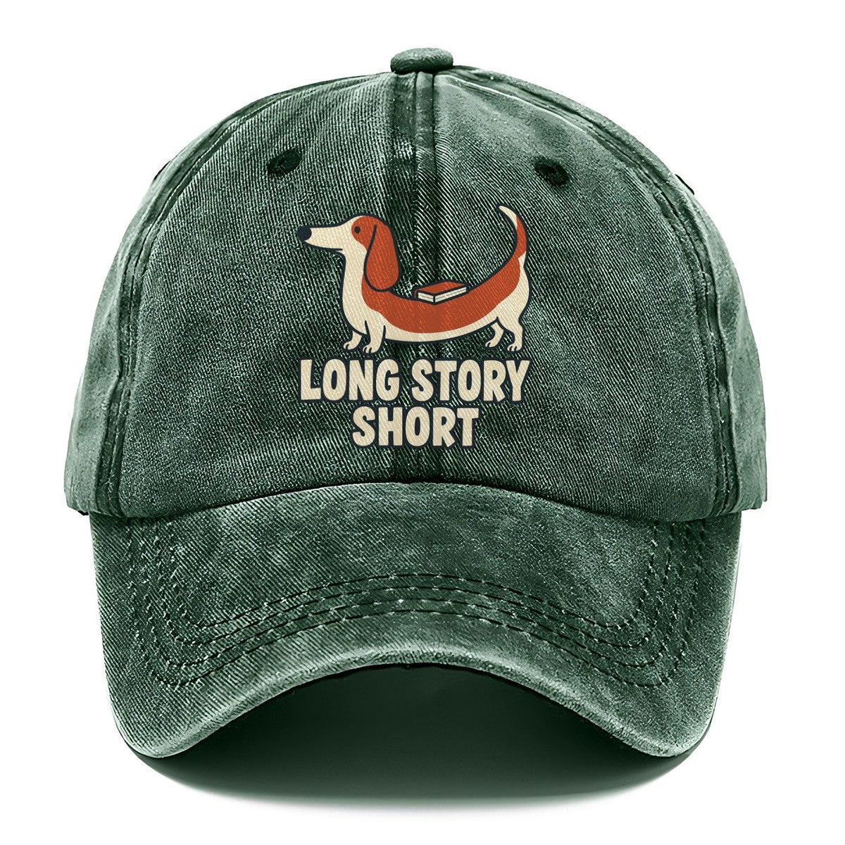 Long Story Short Familiar Punchlines Classic Cap – Forest Mist