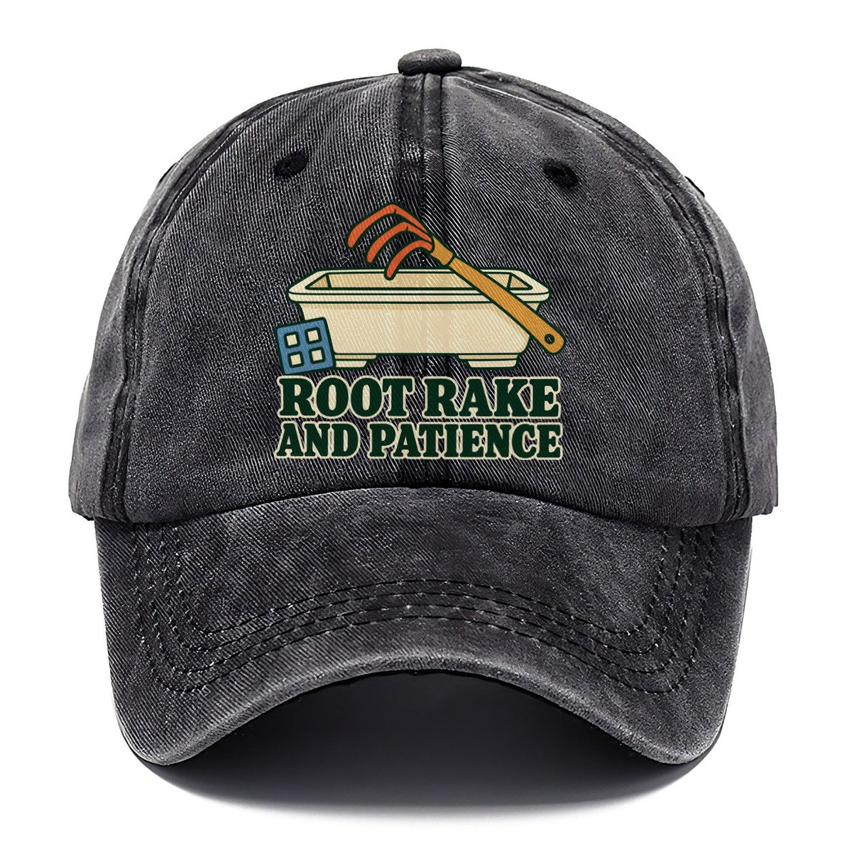 Root Rake And Patience Bonsai Classic Cap – Graphite
