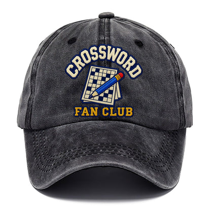 Crossword Fan Club Classic Cap – Graphite