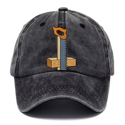 Saw Tooth Silhouette Woodworking Classic Cap – Graphite