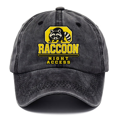 Raccoon Night Access Heavy Duty Classic Cap – Graphite