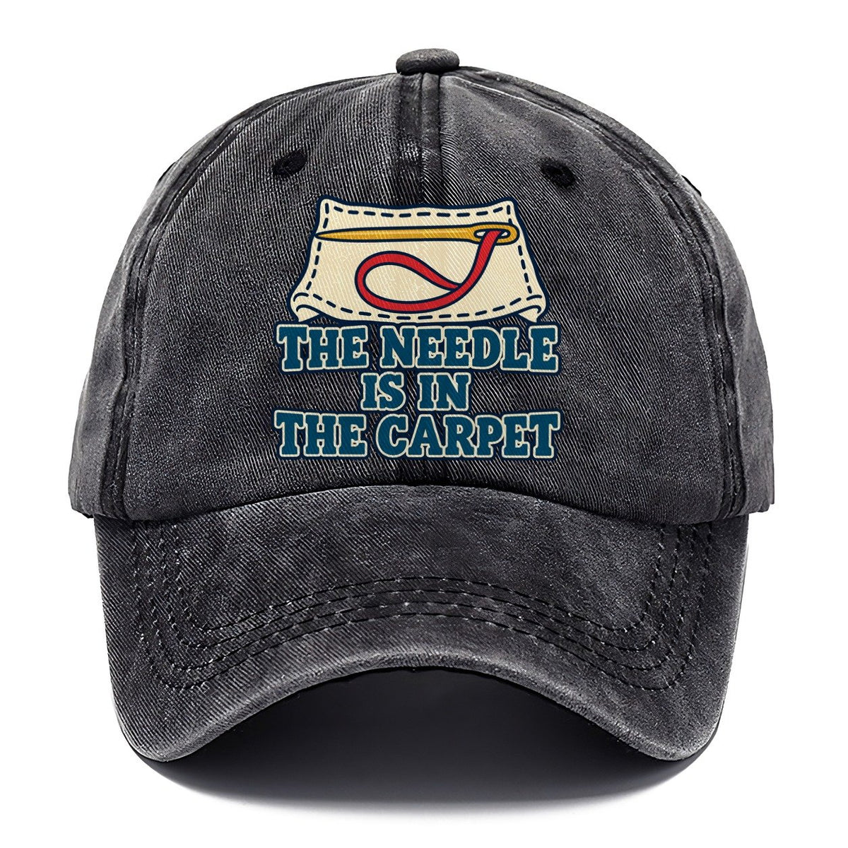 The Needle Is In The Carpet And Needlework Classic Cap – Graphite
