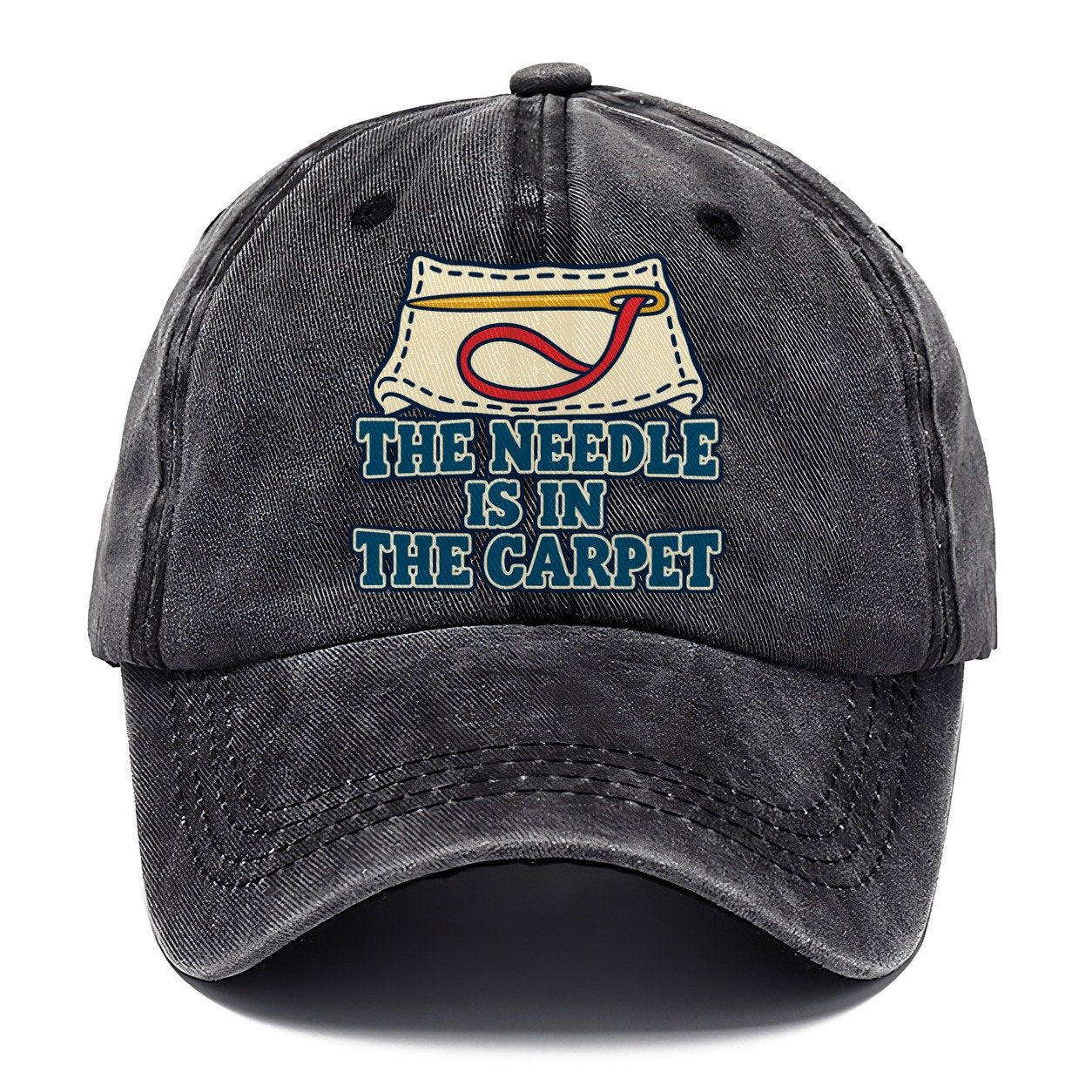 The Needle Is In The Carpet And Needlework Classic Cap – Graphite