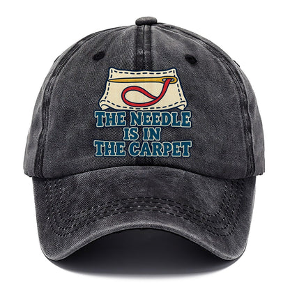 The Needle Is In The Carpet And Needlework Classic Cap – Graphite
