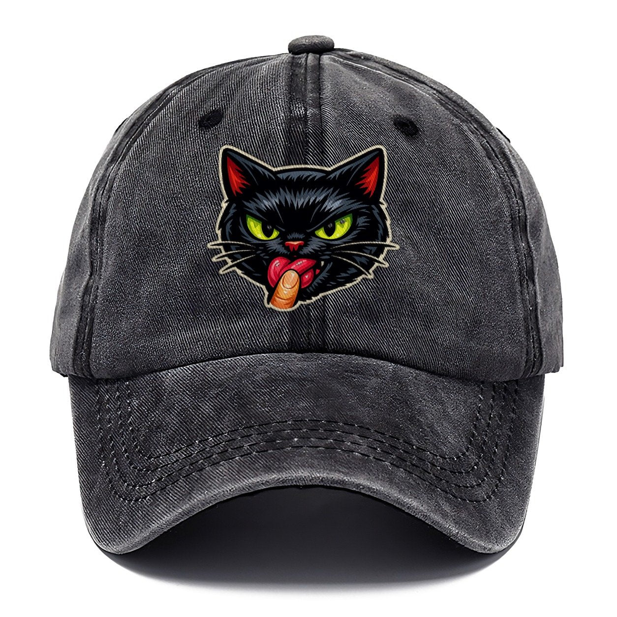 Finger Lickin Cat Classic Cap – Graphite