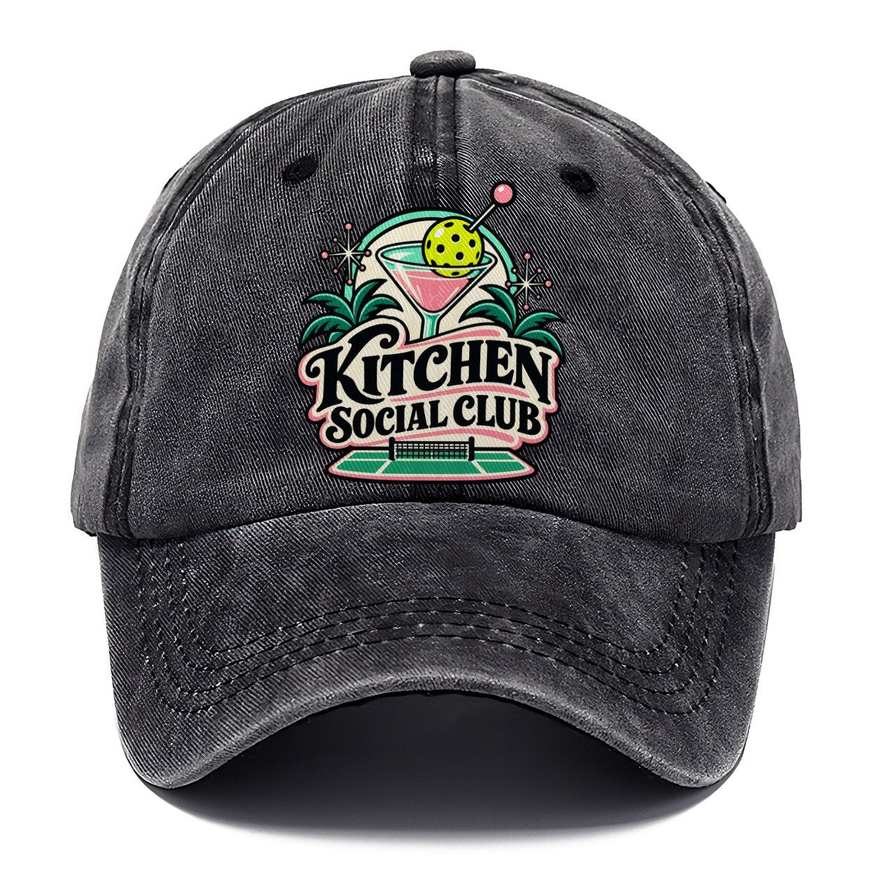 Kitchen Social Club Pickleball Life Classic Cap – Graphite