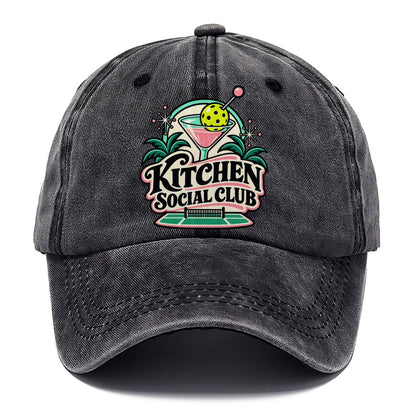 Kitchen Social Club Pickleball Life Classic Cap – Graphite