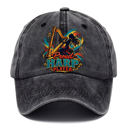 Proud Harp Player Music Instruments Classic Cap – Graphite