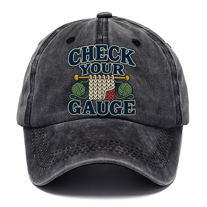 Check Your Gauge Yarn Crafts Classic Cap – Graphite