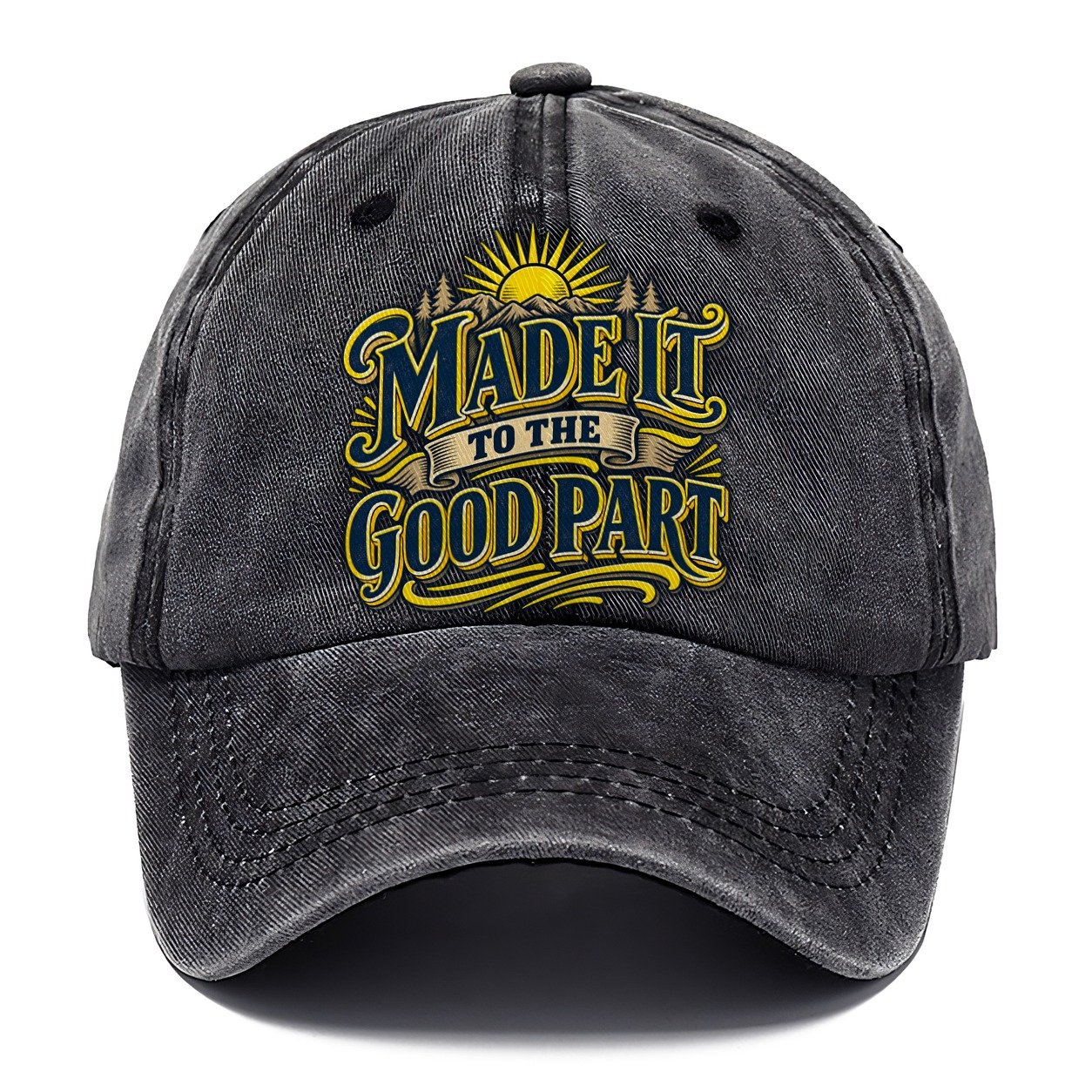 Made It To The Good Part Retired Living Classic Cap – Graphite