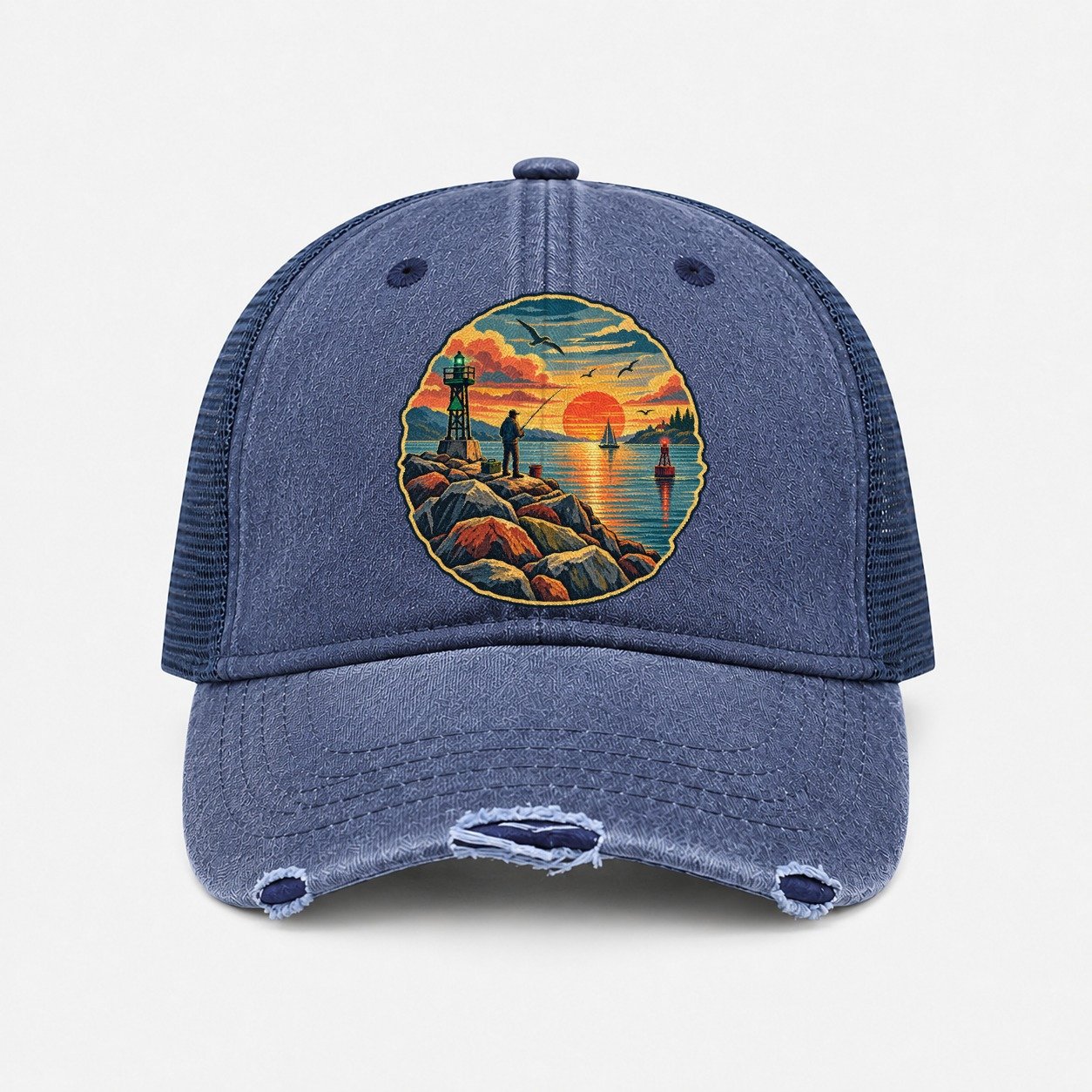 Navy — front view