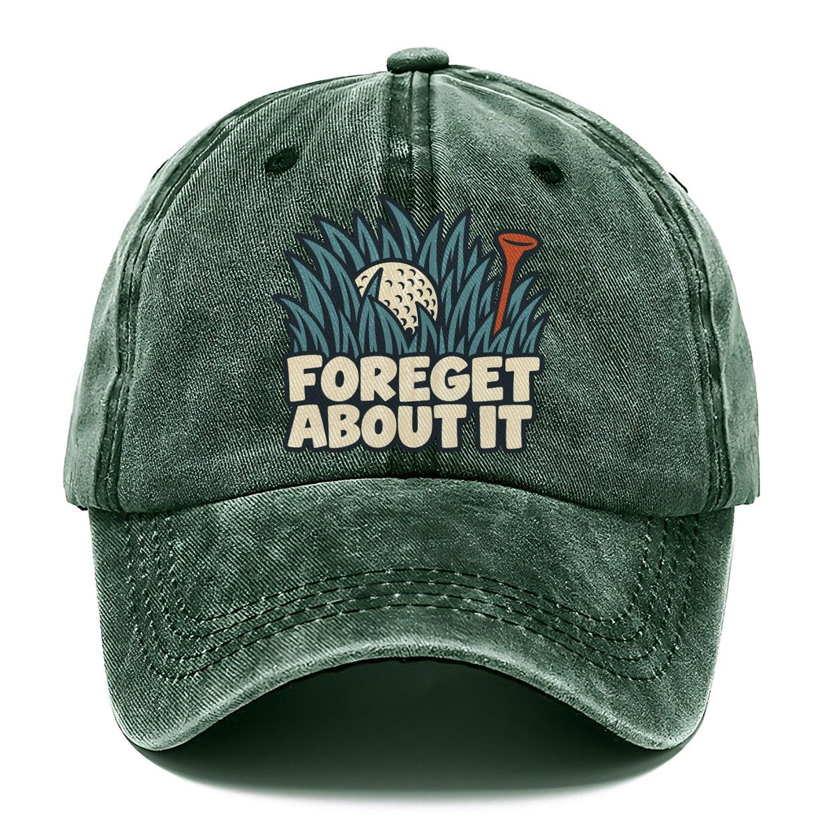 Foreget About It Familiar Punchlines Classic Cap – Forest Mist