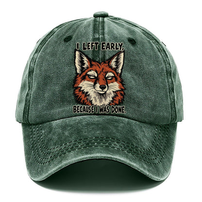 I Left Early Feral Logic Classic Cap – Forest Mist