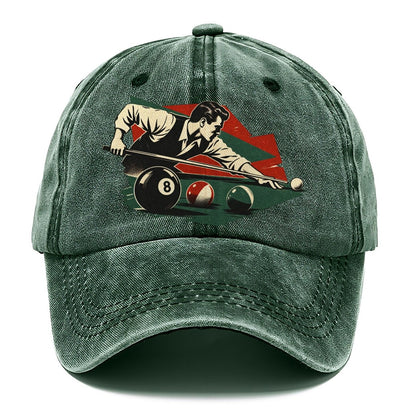 Pool Player with 8 Ball Classic Cap – Forest Mist