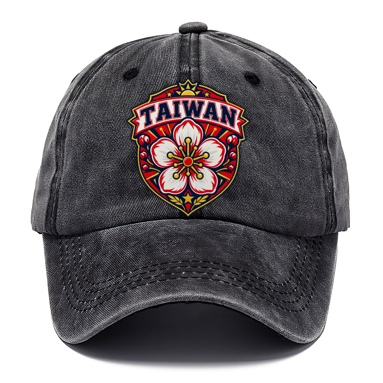 Taiwan Retro Badge Country Logos Classic Cap – Graphite