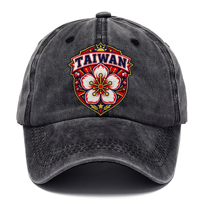 Taiwan Retro Badge Country Logos Classic Cap – Graphite