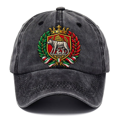 Italy Heraldic Crest Country Logos Classic Cap – Graphite