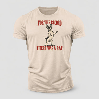 Rat Terrier Dog Declarations Cotton T-Shirt – Sand