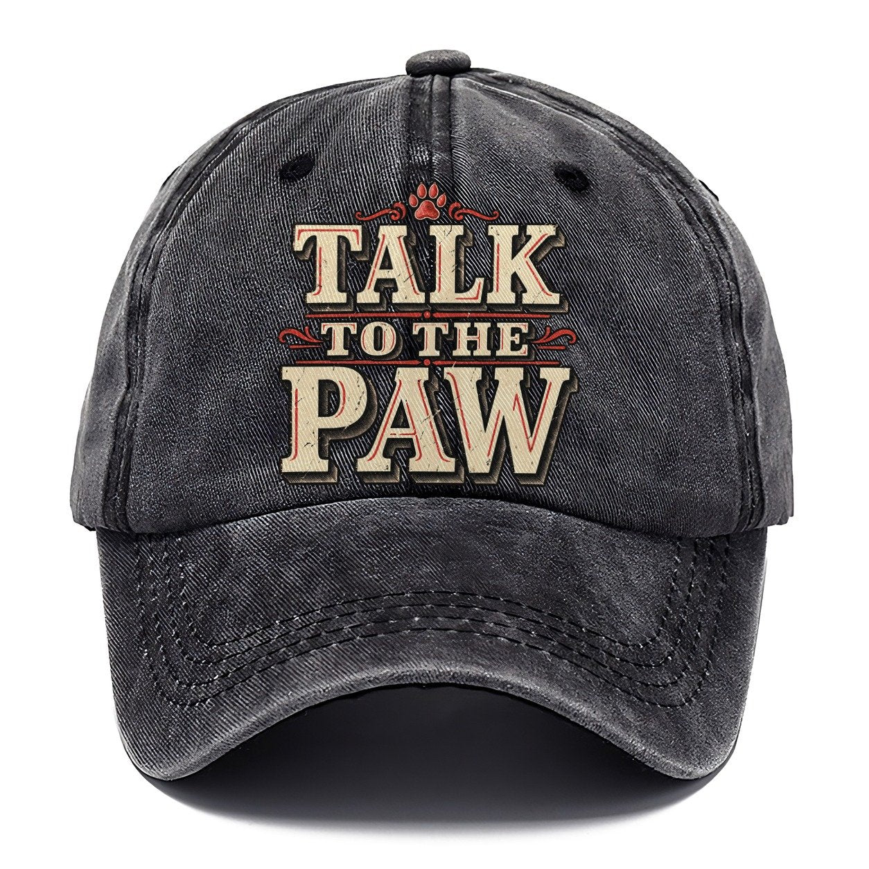 Talk To The Paw American Wit Classic Cap – Graphite
