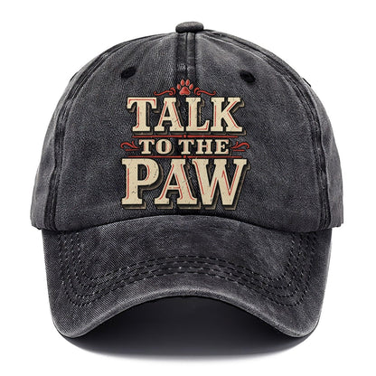 Talk To The Paw American Wit Classic Cap – Graphite