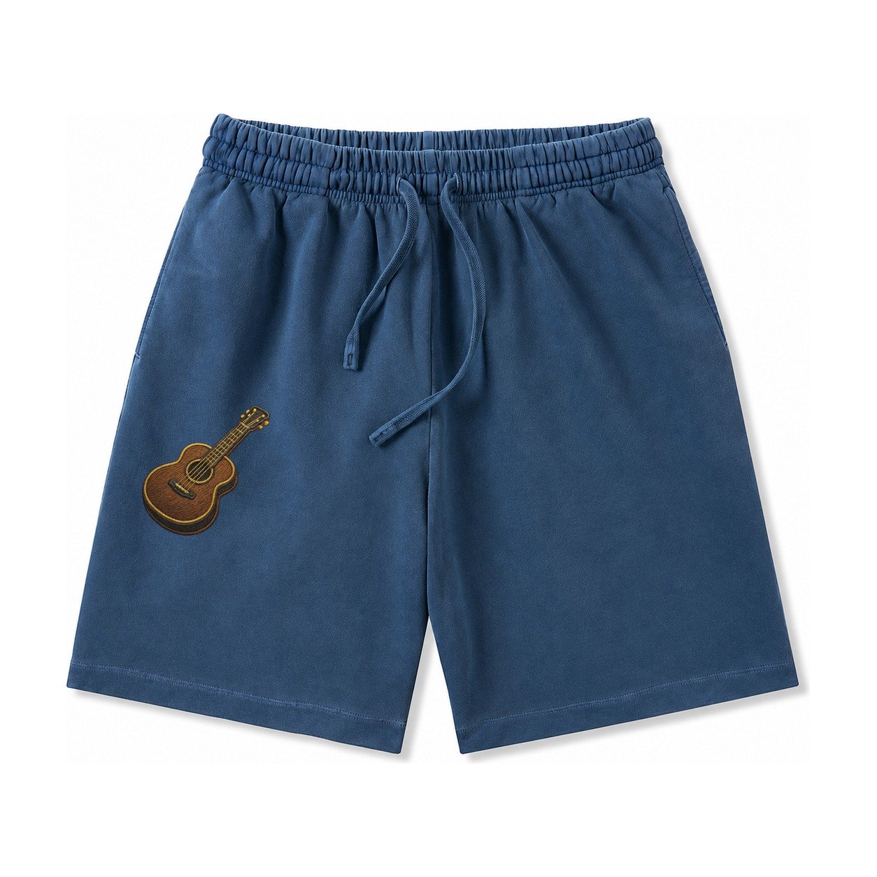 Vintage Guitar Classic Acoustic Guitar With Bronze Strings A Washed Shorts – Denim Blue