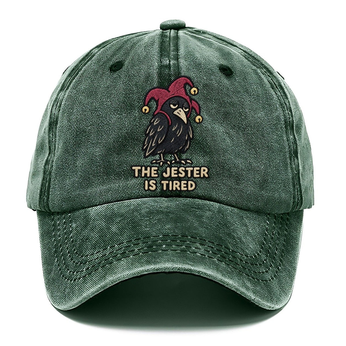 Crow Fool Weary Court Classic Cap – Forest Mist