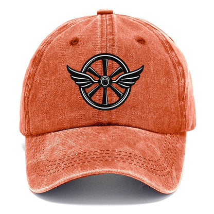 Winged Bicycle Wheel Cycling Life Classic Cap – Terracotta Clay