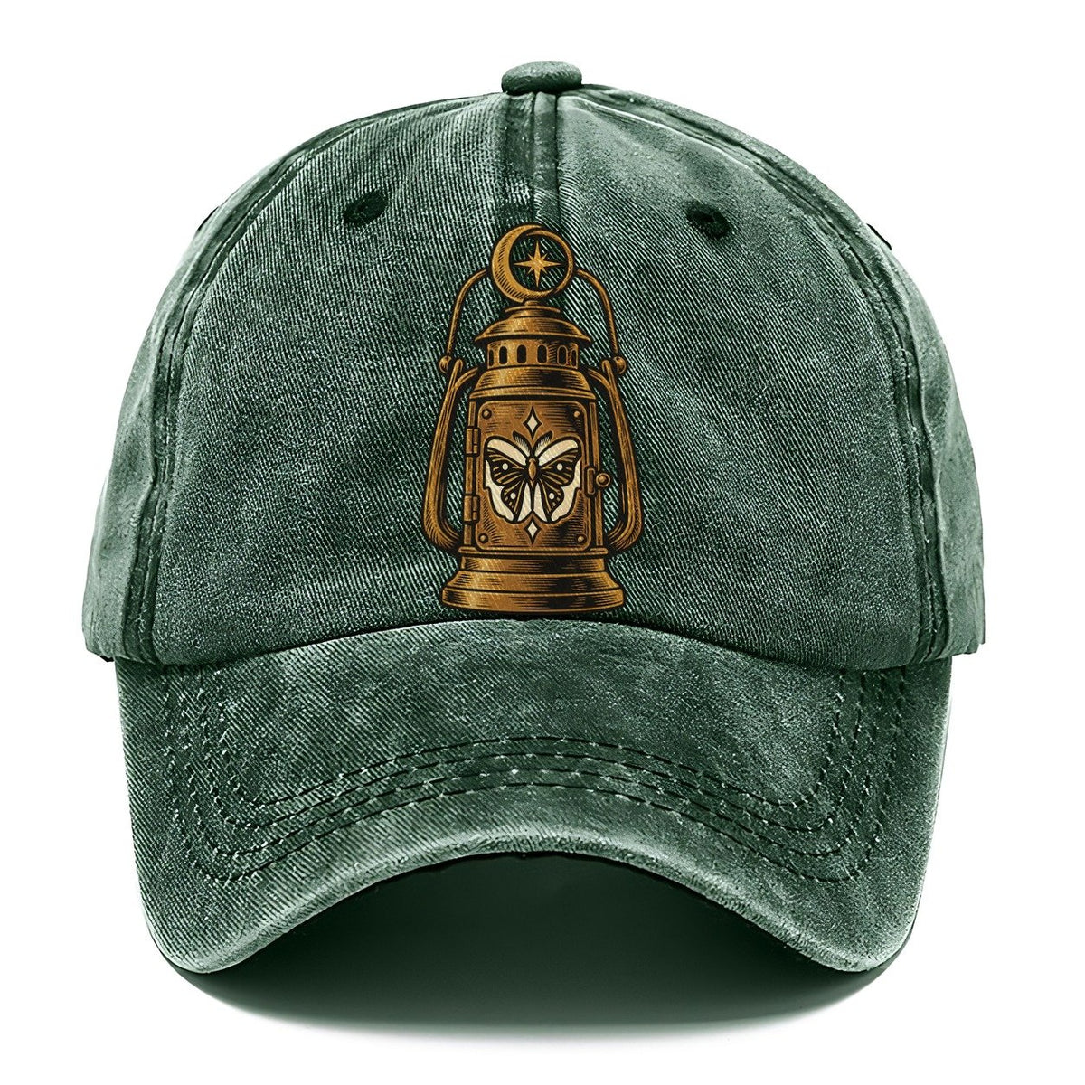 Brass Moth Lantern Sundown Familiars Classic Cap – Forest Mist
