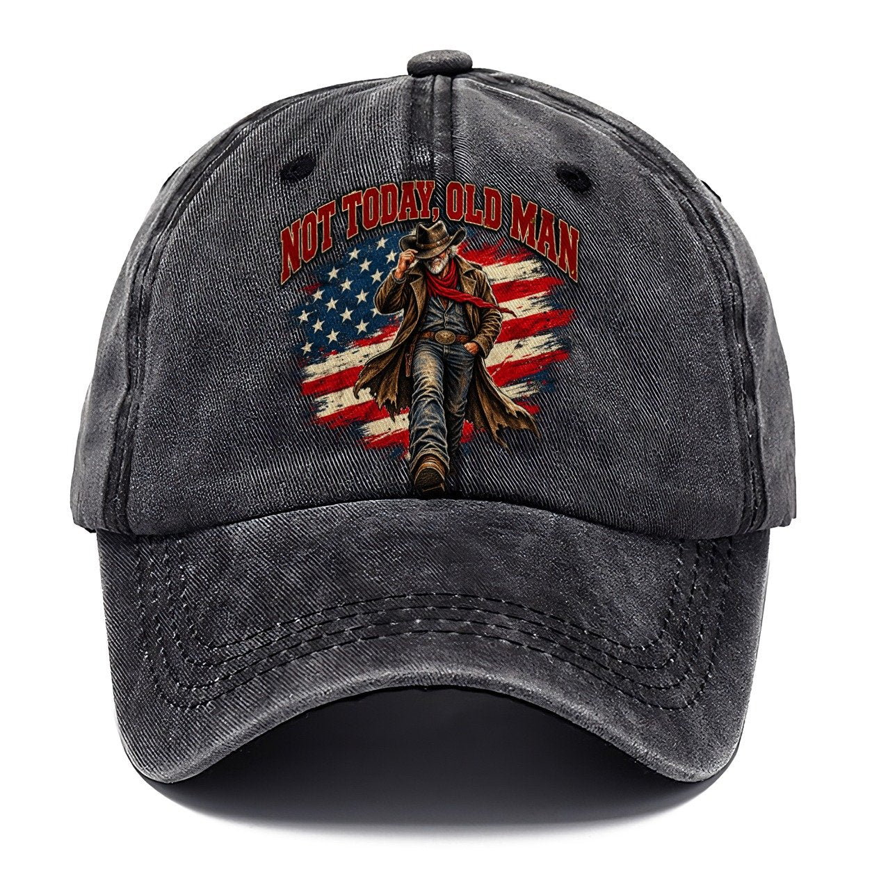 Not Today Old Man Old Man Strong Classic Cap – Graphite