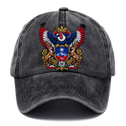Chile Heraldic Crest Country Logos Classic Cap – Graphite