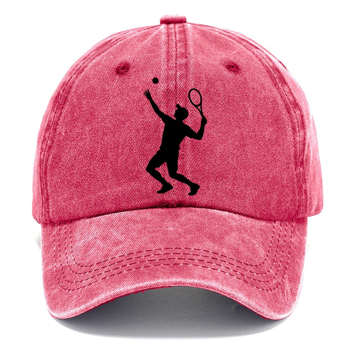 Left Handed Tennis Server Classic Cap – Pomegranate Blush