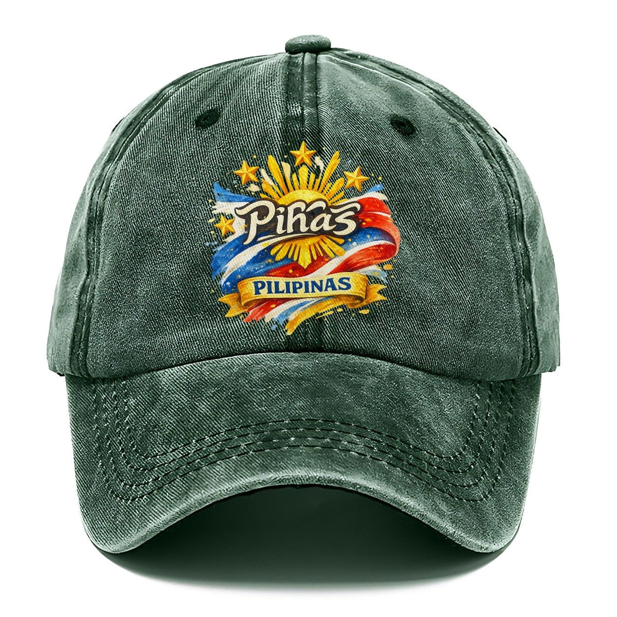 Philippines Sun Emblem Classic Cap – Forest Mist