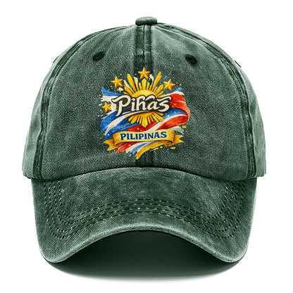 Philippines Sun Emblem Classic Cap – Forest Mist