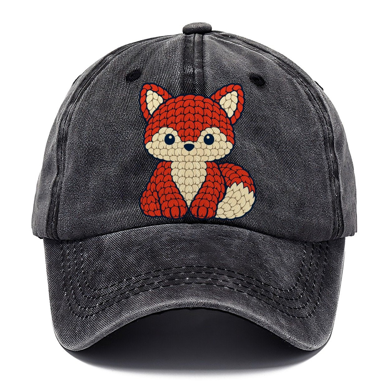 Amigurumi Fox Yarn Crafts Classic Cap – Graphite