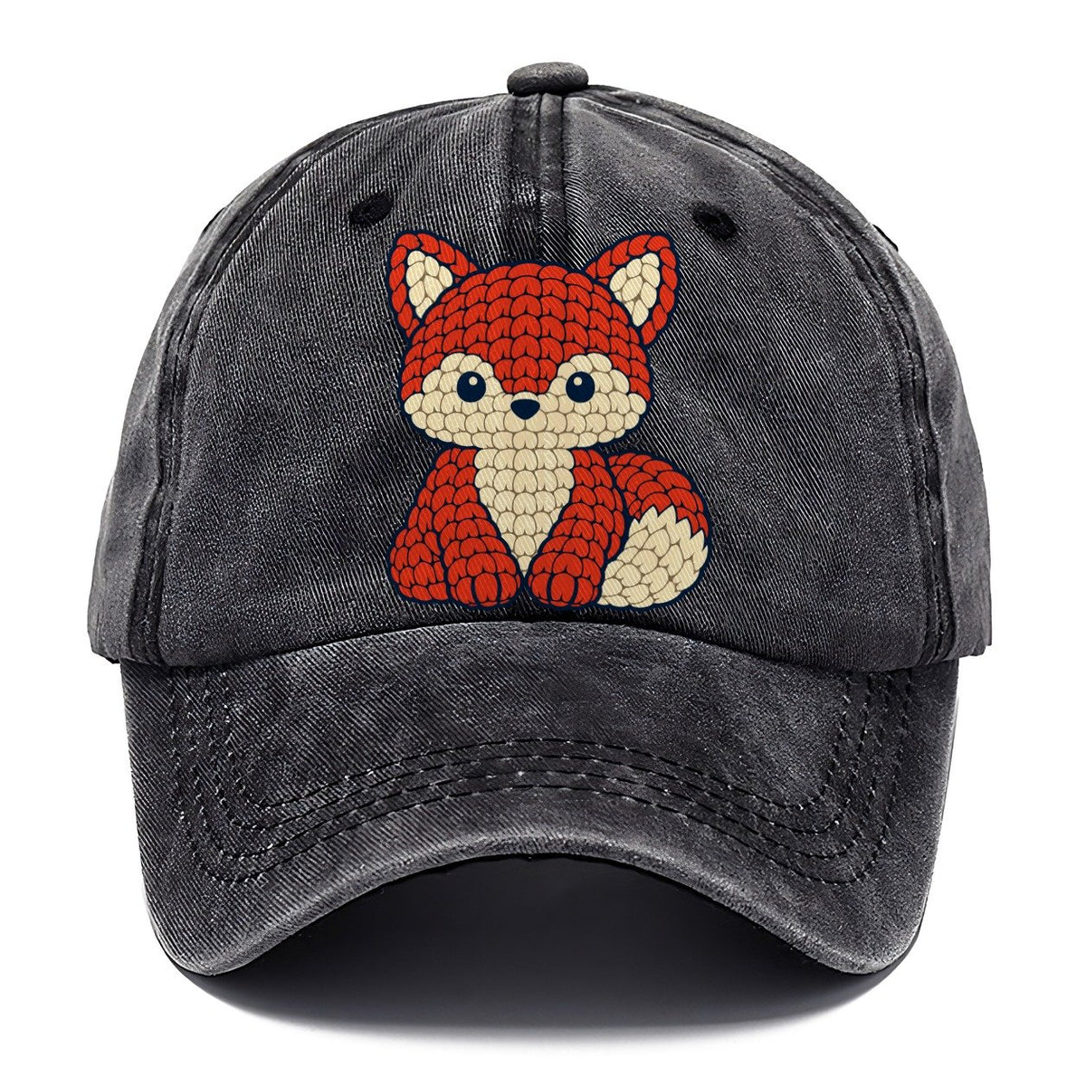 Amigurumi Fox Yarn Crafts Classic Cap – Graphite