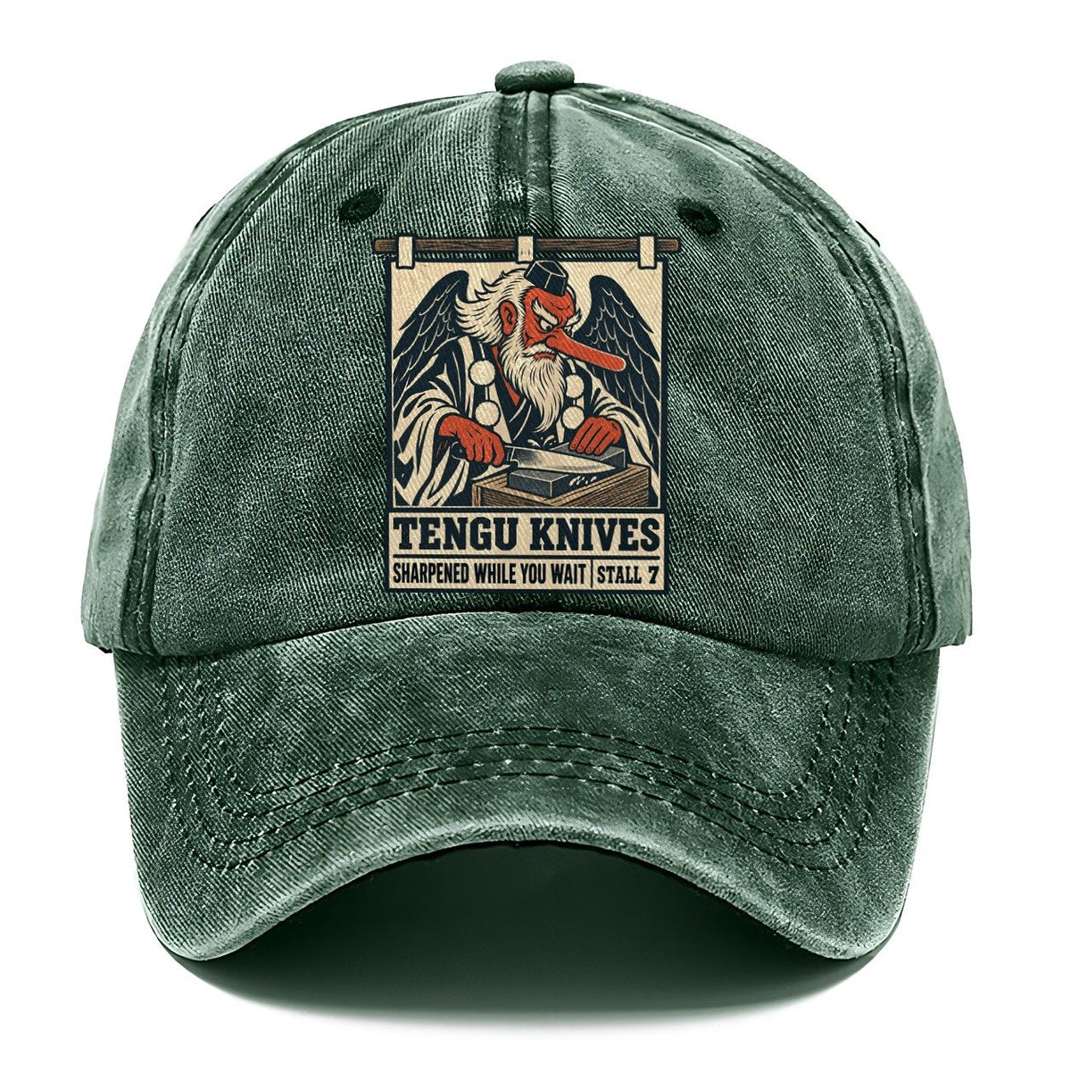 Tengu Knives Yokai Night Market Classic Cap – Forest Mist