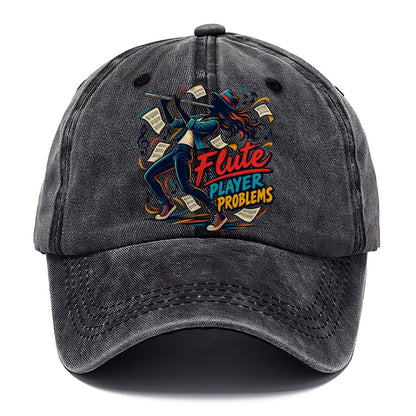 Flute Player Problems Music Instruments Classic Cap – Graphite