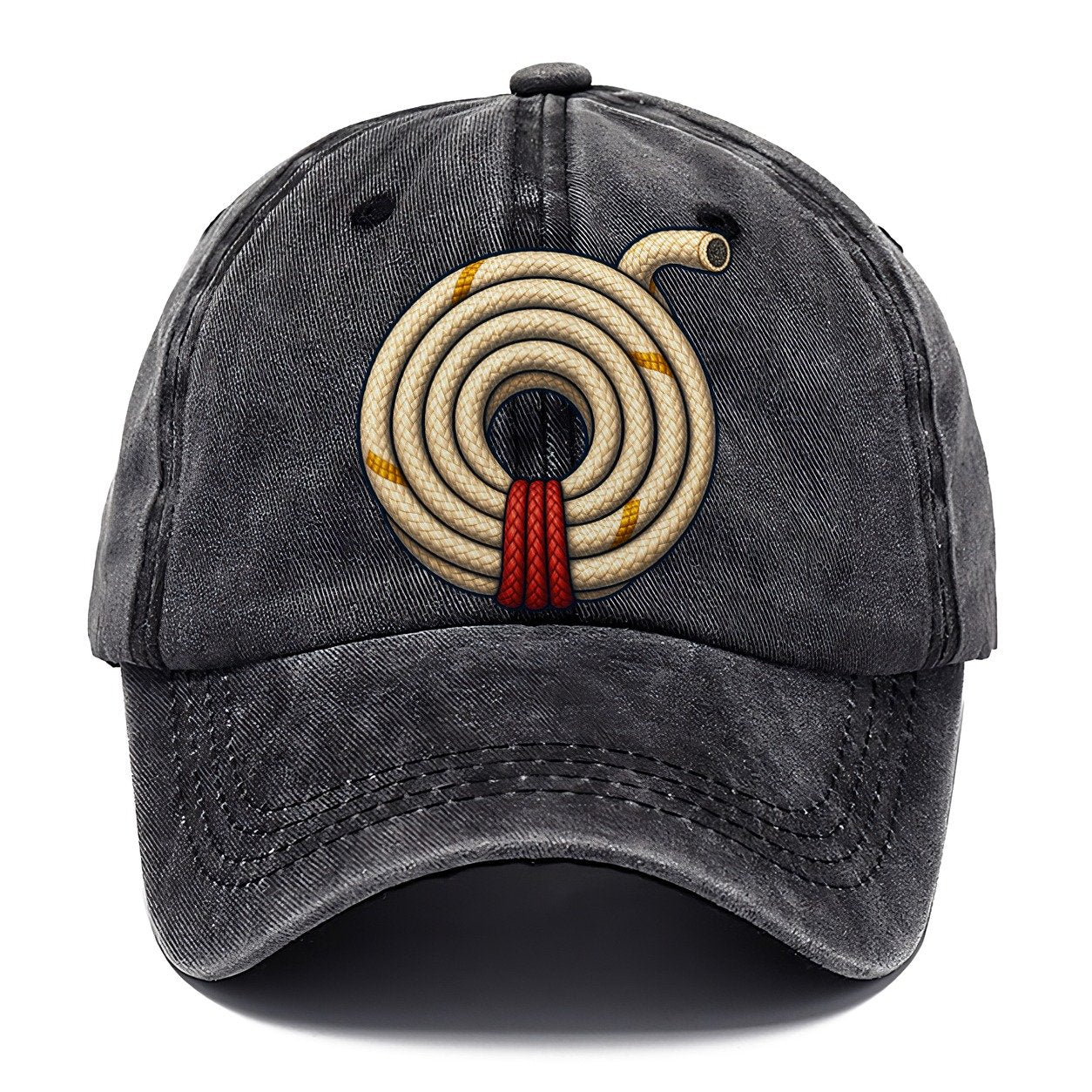 Coiled Climbing Rope Rock Climbing Classic Cap – Graphite