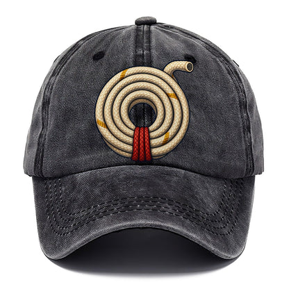 Coiled Climbing Rope Rock Climbing Classic Cap – Graphite