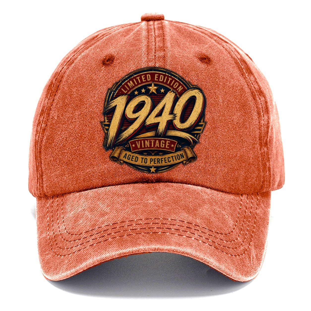 1940 Limited Edition Retro Americana Classic Cap – Terracotta Clay