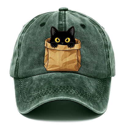 Black Cat Paper Bag Fan Favorites Classic Cap – Forest Mist