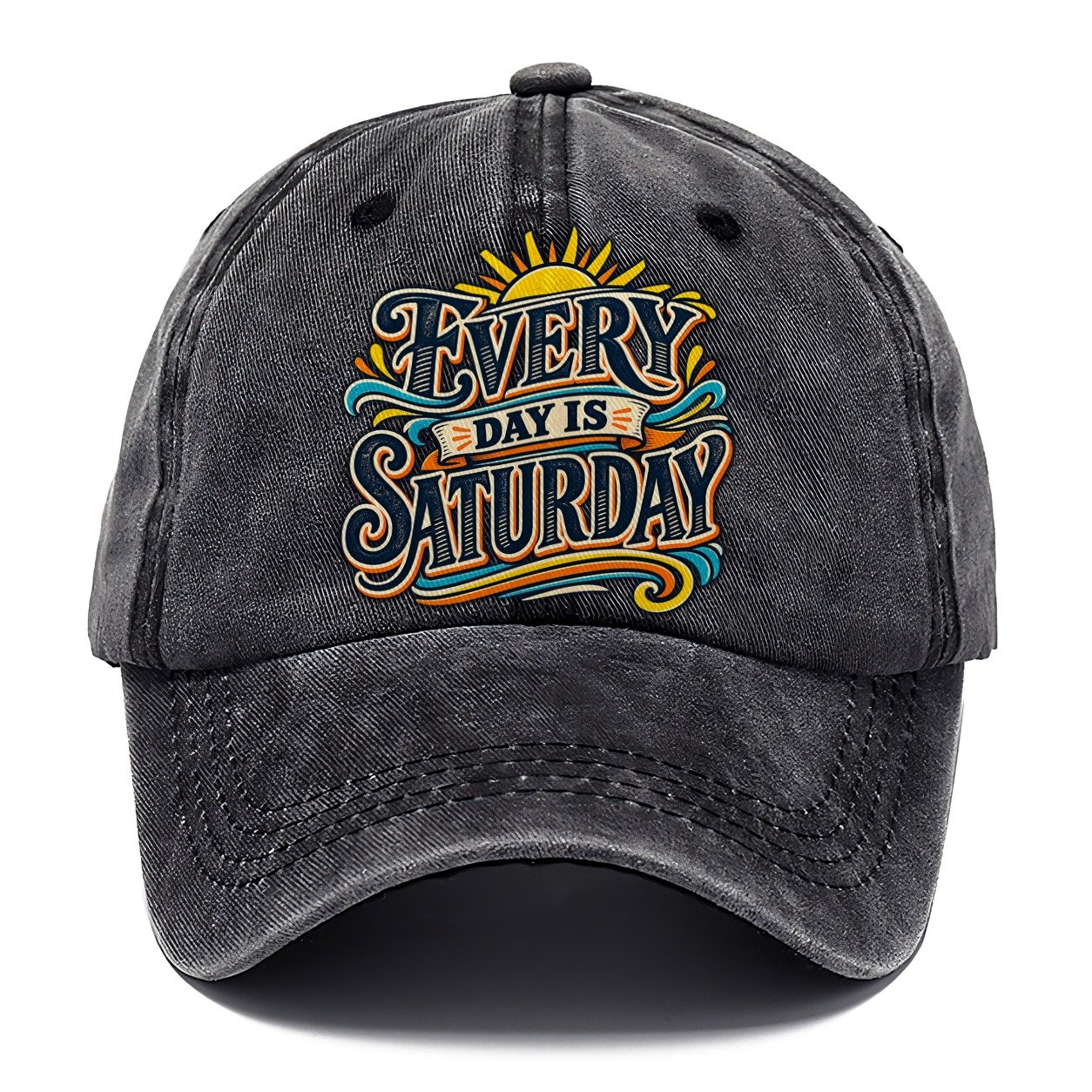 Every Day Is Saturday Retired Living Classic Cap – Graphite