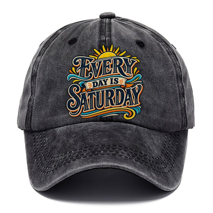 Every Day Is Saturday Retired Living Classic Cap – Graphite