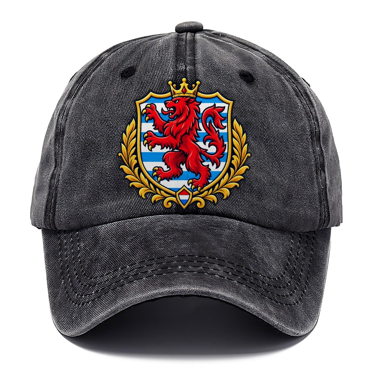 Luxembourg Minimal Emblem Country Logos Classic Cap – Graphite