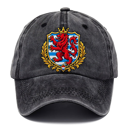 Luxembourg Minimal Emblem Country Logos Classic Cap – Graphite